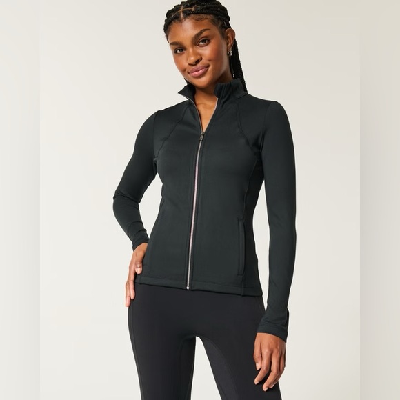 Hollister Tops - NWT Hollister Gilly Hicks Active Recharge Zip Up Jacket Activewear Workout SZ L